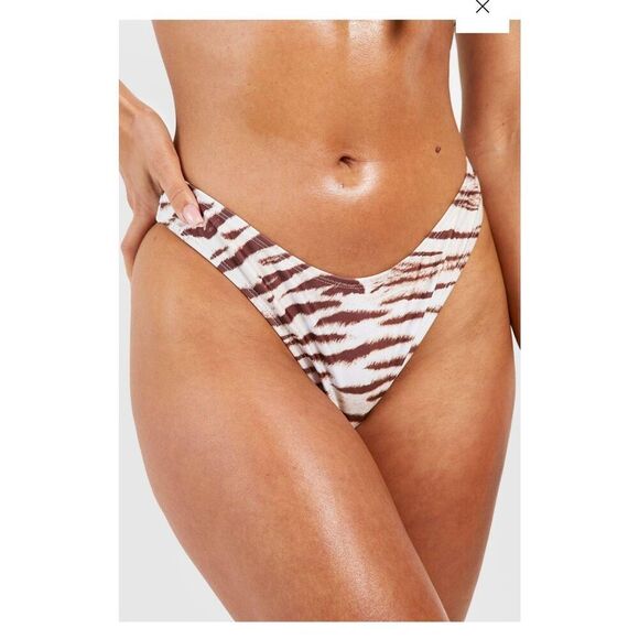 FOREVER 21 Swim Bottom  Tiger Bikini Brief - Picture 1 of 11